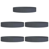 Planter Ring 5 pcs Anthracite 120 x 120 x 20 cm 873639