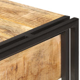 Sideboard 120x30x75 cm Solid Rough Mango Wood 321802