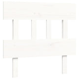 Bed Frame without Mattress White 100x200 cm Solid Wood Pine 3193587