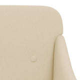 Armchair Cream 63x76x80 cm Fabric 351480