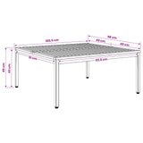 Coffee Table White 100 x 100.5 x 45 cm Solid Acacia Wood 901745
