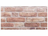 Wall Panels 10 pcs Brown 100 x 50 cm EPS Foam 42046098