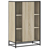 Highboard Sonoma Oak 68x35x106.5 cm Engineered Wood and Metal 849070