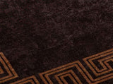 Rug Runner MARSA Black 50 x 450 cm Polyester and PVC 42023285