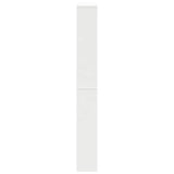 Shoe Cabinet 4-Layer Mirror White 63x17x134 cm 273936