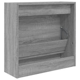 Shoe Cabinet Grey Sonoma 60x21x57 cm Engineered Wood 839887