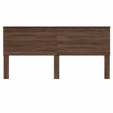 Headboard with Headboard Brown Oak 200 cm Engineered wood 887722