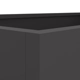 Planter Black 62x30x29 cm Steel 841589