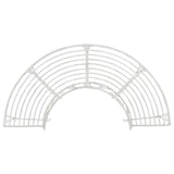 Tree Bench 4-Seater 160 x 80 x 89 cm Steel Antique White 42029536