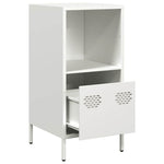 ZNTS Sideboard White 35x39x73.5 cm Cold-rolled Steel 851357