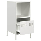 ZNTS Sideboard White 35x39x73.5 cm Cold-rolled Steel 851357