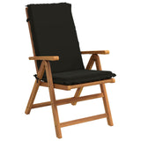 High Back Chair Cushion GEMERT 4 pcs 100% Polyester Black 945907