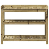 Potting Table with Shelves 108x45x86.5 cm Impregnated Wood Pine 832441