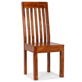 Dining Chair Set of 6 Brown Solid acacia wood Standard Durable 275274