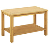 Side Table Oil Natural 70 x 40 x 45 cm Solid Acacia Wood 42026802