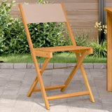 Bistro Chair Set of 2 Taupe 367683