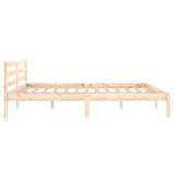 Bed Frame without Mattress Solid Wood Pine 160x200cm 810440
