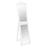 Free-Standing Mirror White 50x200 cm 351528