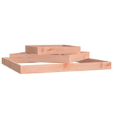 Planter 112x112x27 cm Solid Wood Douglas 823890