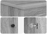 Bathroom Furniture Set Grey Sonoma Engineered Wood 3404219