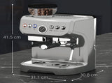 15 Bar Coffee Machine, with Adjustable Grind, Steamer and Accessories - Silver Colour T3398P329462