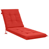 Sunlounger Cushion GEMERT 100% Polyester Red 190 x 60 x 9 cm 947394