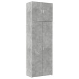 Highboard Concrete Grey 80x42.5x249 cm Engineered Wood 3281367