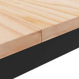 Coffee Table Natural 100 x 100 x 45 cm Solid Pine Wood 892769