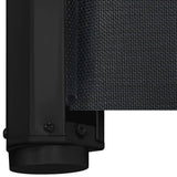 Retractable Pet Gate Black 117.5x125 cm 4004133