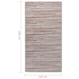 Outdoor Carpet ARAKIL Brown 120x180 cm PP 310441