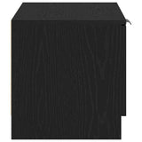 TV Cabinet 2 pcs Black Oak 80 x 35 x 36.5 cm Engineered Wood 862746
