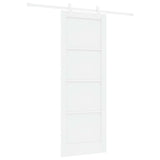 Sliding Door 78 x 211 cm Engineered Wood White 3450151