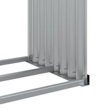 Log Holder Brown 120x45x100 cm Galvanised Steel 364573