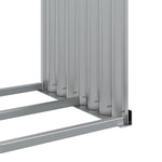ZNTS Log Holder Brown 120x45x100 cm Galvanised Steel 364573