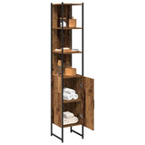 Bathroom Cabinet Old wood 33 x 33 x 185.5 cm Engineered Wood 862238