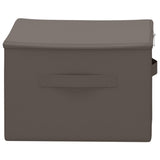 Storage Box 24 pcs Grey 50 x 30 x 25 cm Non-woven fabric 42024627