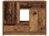 Sideboard with Drawers and Doors Old Wood 70.5x34x74.5 cm 861848