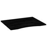 Desk Top Dark Brown 100x80x2.5 cm Solid Wood Oak Rectangular 4009036