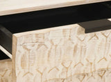 Bedside Cabinet 2 pcs White 40 x 33 x 46 cm Solid Mango Wood 4017863