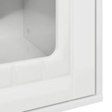 Cat House Gloss White 53 x 52 x 62 cm Engineered Wood 8000711