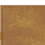 Garden Gate 100x75 cm Corten Steel 153202