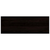 Stair Treads 2 pcs Brown Black 70x30x2 cm Solid Wood Oak 3283802