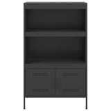 Highboard Black 68x39x113 cm Steel 842970