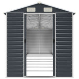 Garden Shed Anthracite 191x810x198 cm Galvanised Steel 3188261