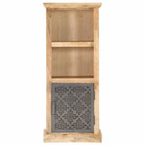 Highboard with Door 45x32x110 cm Solid Mango Wood 289098