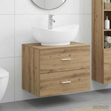 Bathroom Furniture Set Artisan Oak Engineered Wood 3404405