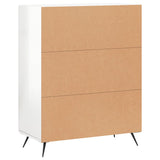 Sideboard High Gloss White 69.5x34x90 cm Engineered Wood 827694