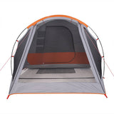 Camping Tent Tunnel 4-Person Grey Waterproof 94745