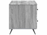 Bathroom Sink Cabinet BREDA Grey Sonoma 82 x 41x 59 cm 897461