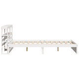 Bed Frame with Headboard without Mattress White 160x200 cm 3306000